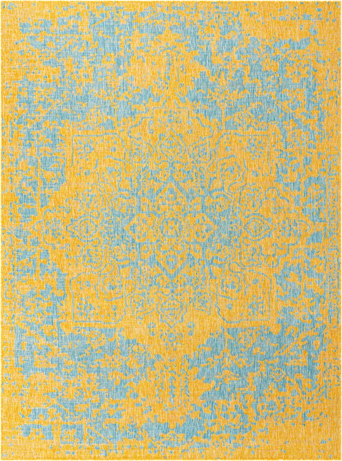 Detail image of 9' x 12' Easy-Clean Jill Zarin Dubai Indoor / Outdoor Rug