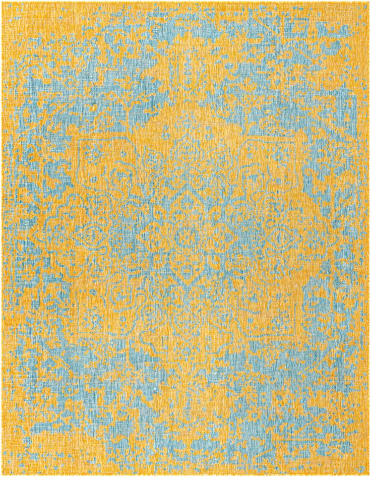 Detail image of 7' 10 x 10' Easy-Clean Jill Zarin Dubai Indoor / Outdoor Rug