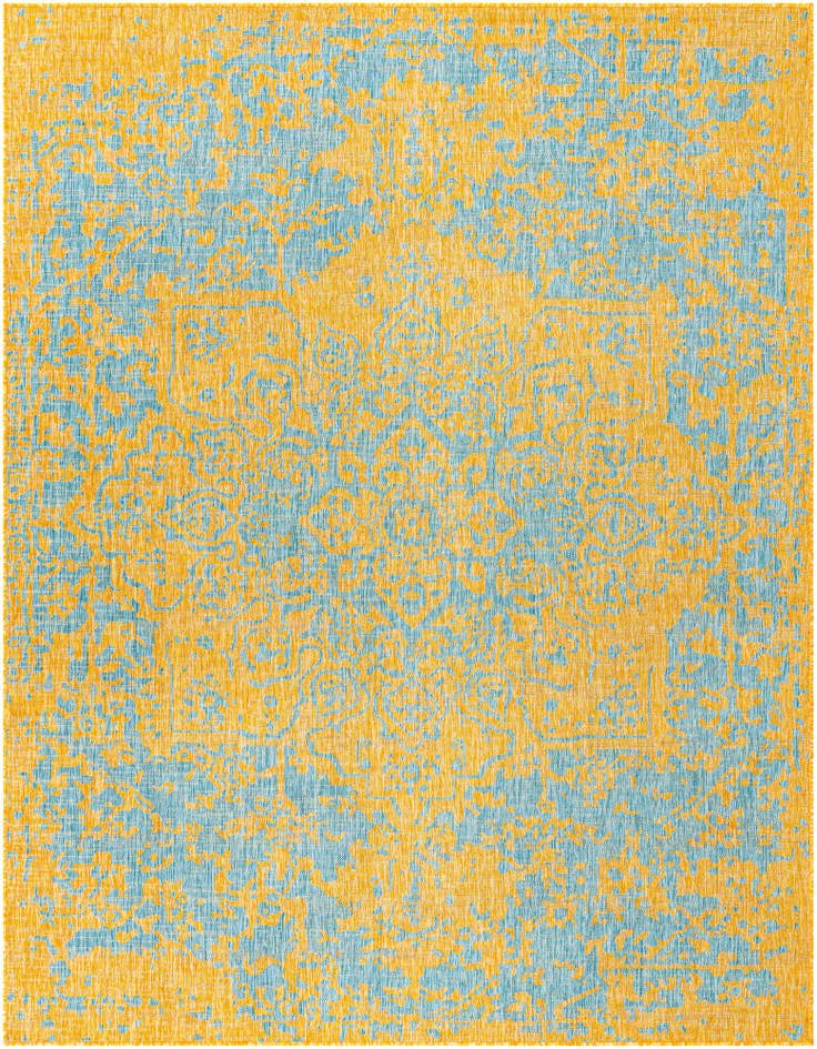 Detail image of 7' 10 x 10' Easy-Clean Jill Zarin Dubai Indoor / Outdoor Rug