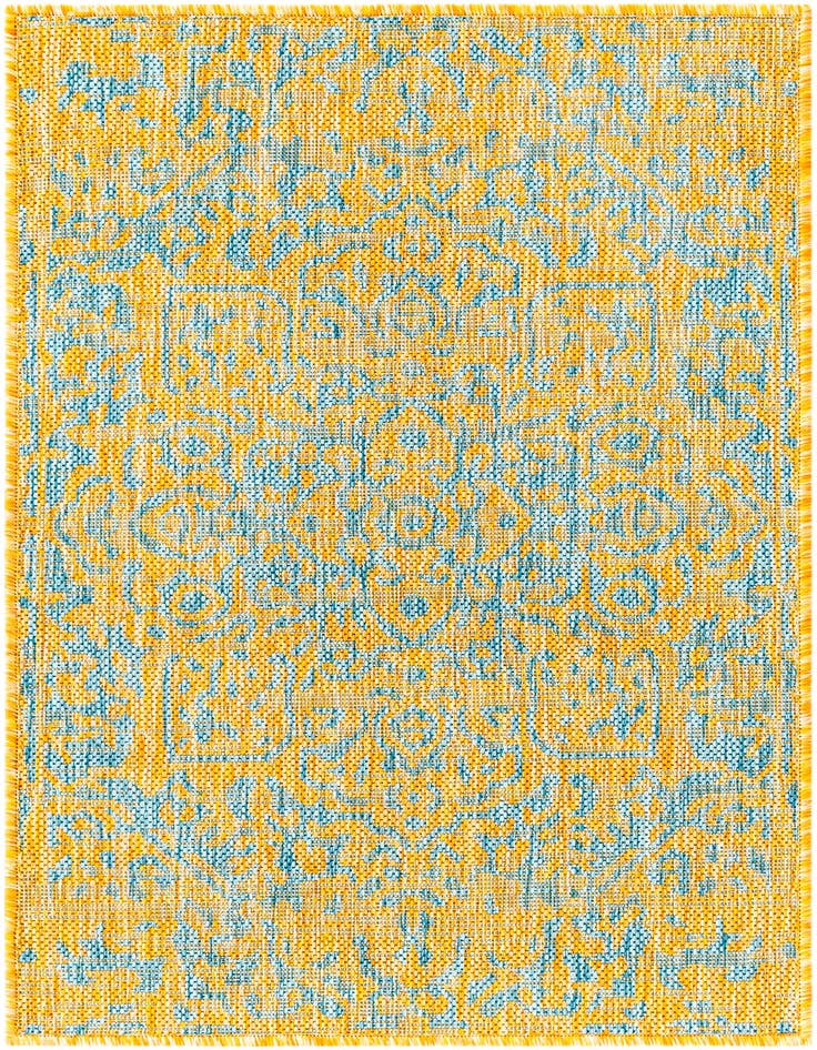 Detail image of 2' x 3' Easy-Clean Jill Zarin Dubai Indoor / Outdoor Rug