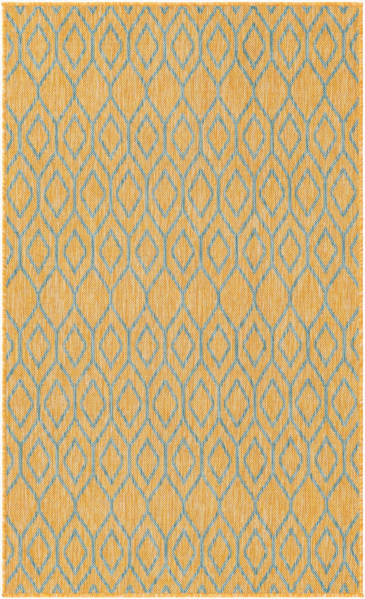 3' x 5' 3  Washable Jill Zarin Turks and Caicos Indoor / Outdoor Rug