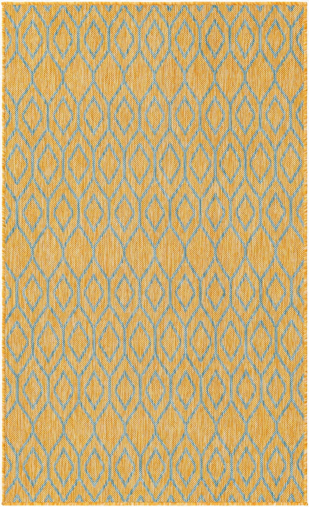 2' x 3'  Washable Jill Zarin Turks and Caicos Indoor / Outdoor Rug