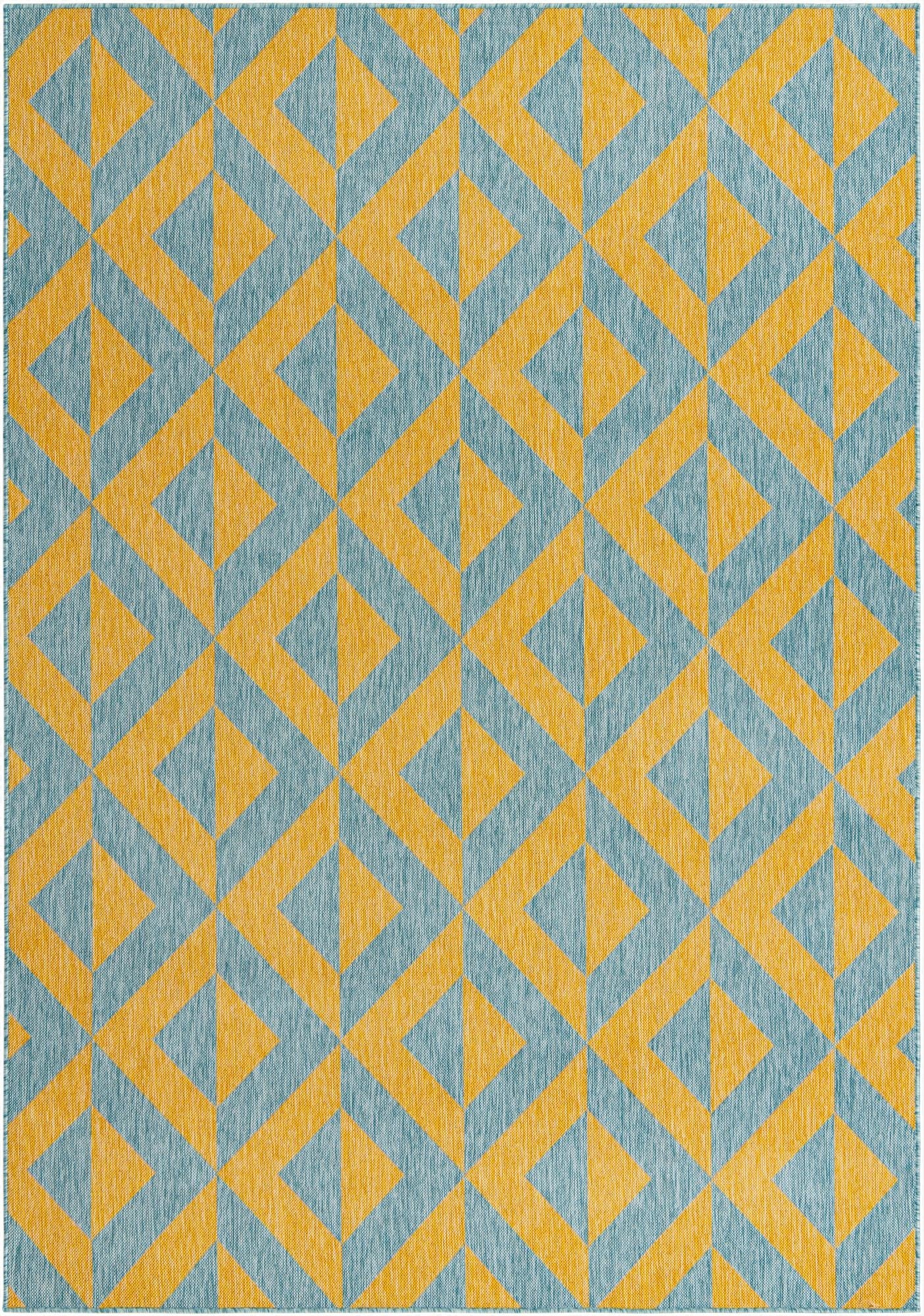 Primary image 7' 10 x 10'  Washable Jill Zarin Napa Indoor / Outdoor Rug