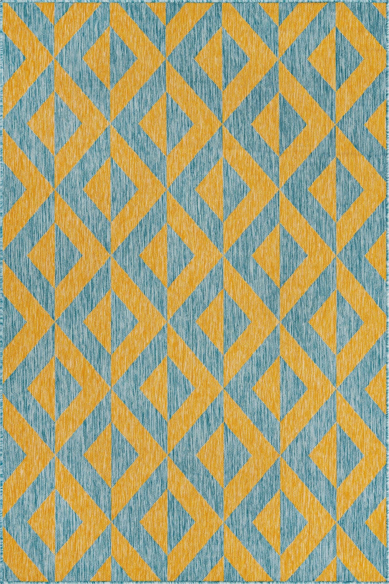 5' 3 x 8'  Washable Jill Zarin Napa Indoor / Outdoor Rug