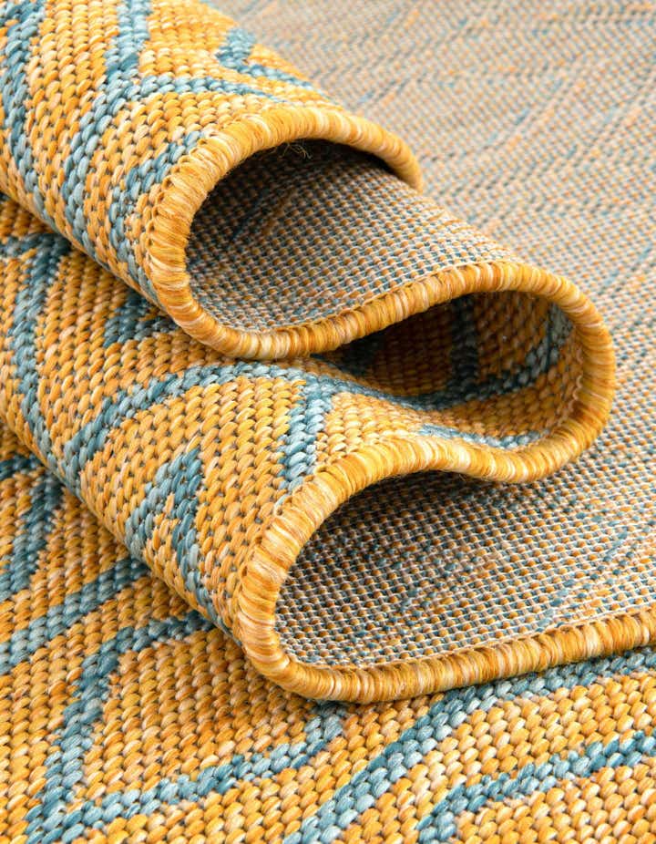 3' x 3' Easy-Clean Jill Zarin Turks and Caicos Indoor / Outdoor Round Rug