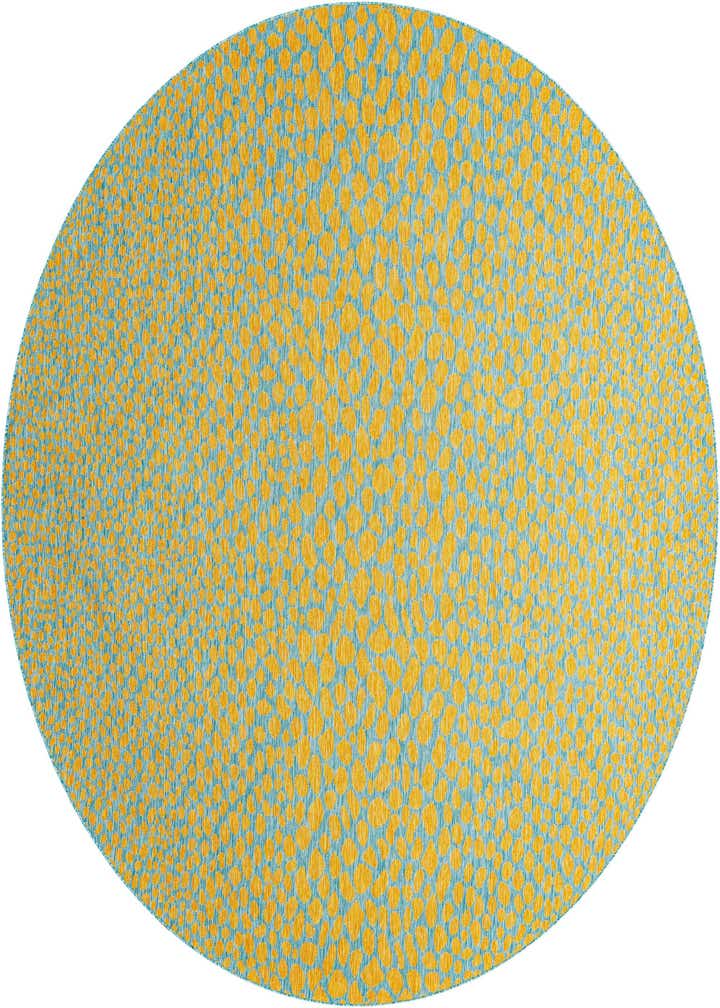 10' 8 x 10' 8 Easy-Clean Jill Zarin Cape Town Indoor / Outdoor Round Rug