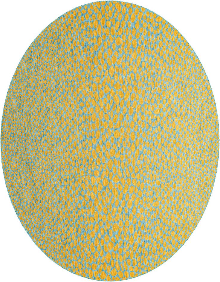 Detail image of 10' 8 x 10' 8 Easy-Clean Jill Zarin Cape Town Indoor / Outdoor Round Rug