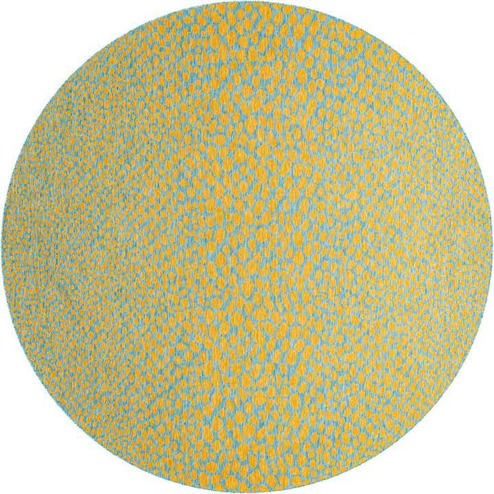 10' 8 x 10' 8 Easy-Clean Jill Zarin Cape Town Indoor / Outdoor Round Rug