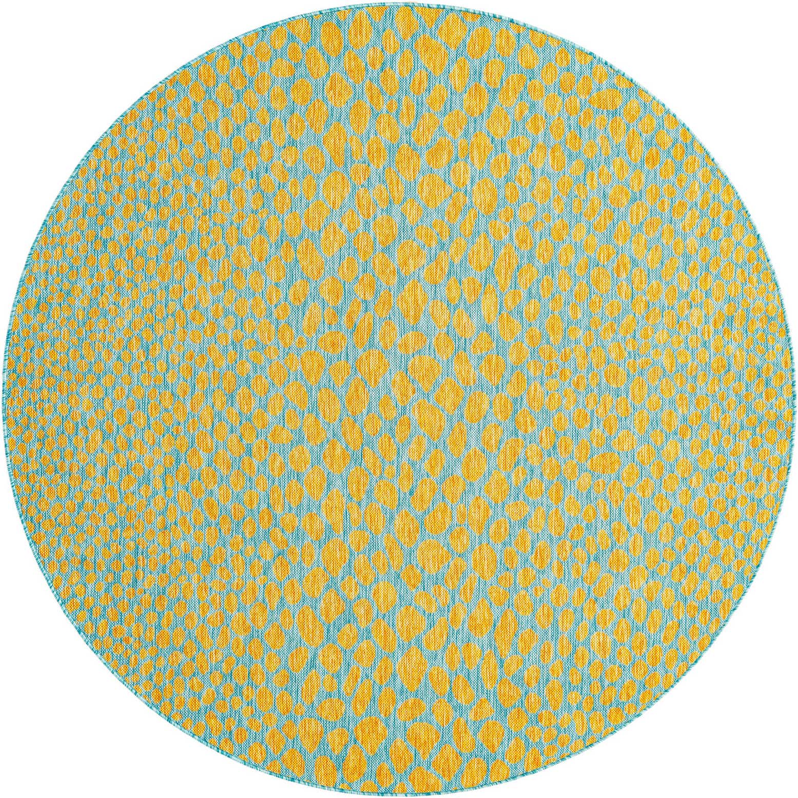 6' 7 x 6' 7 Easy-Clean Jill Zarin Cape Town Indoor / Outdoor Round Rug