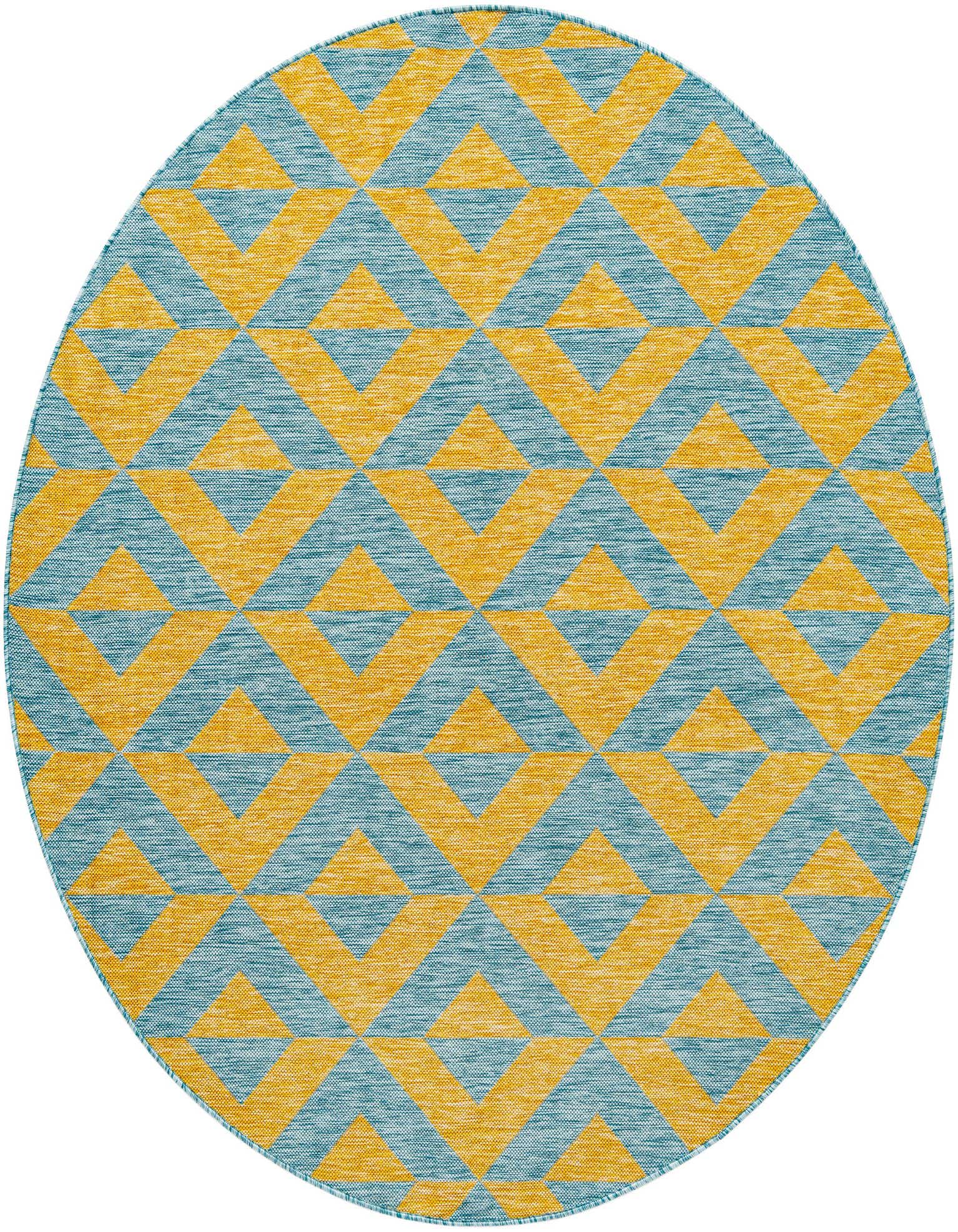 6' 7 x 6' 7 Easy-Clean Jill Zarin Napa Indoor / Outdoor Round Rug