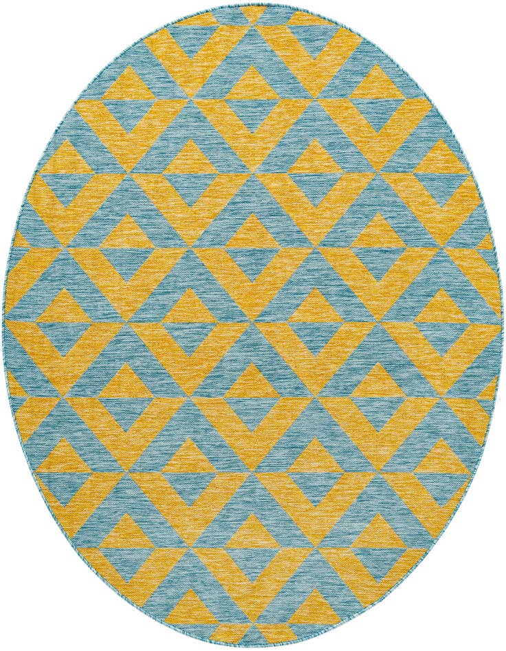 Detail image of 6' 7 x 6' 7 Easy-Clean Jill Zarin Napa Indoor / Outdoor Round Rug