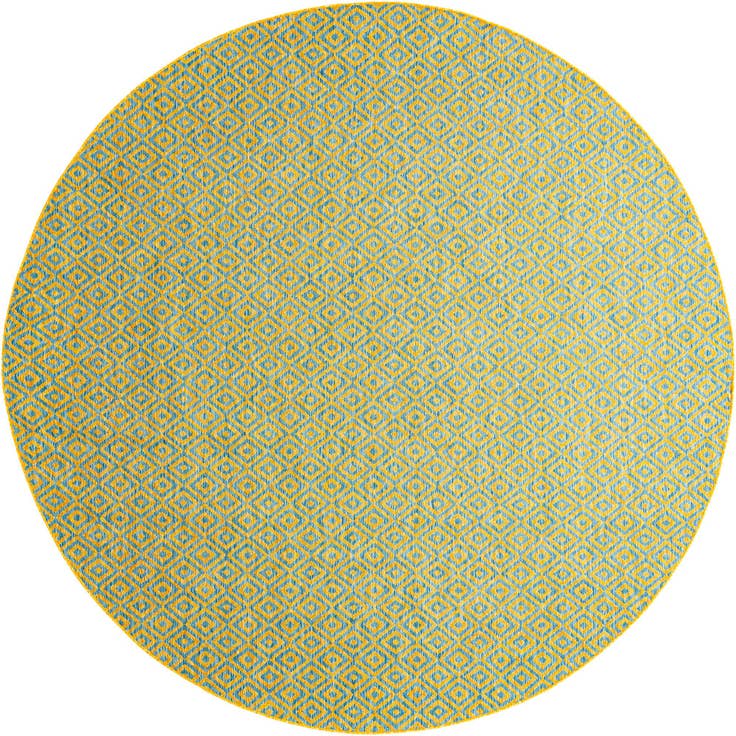 Detail image of 10' 8 x 10' 8 Easy-Clean Jill Zarin Costa Rica Indoor / Outdoor Round Rug