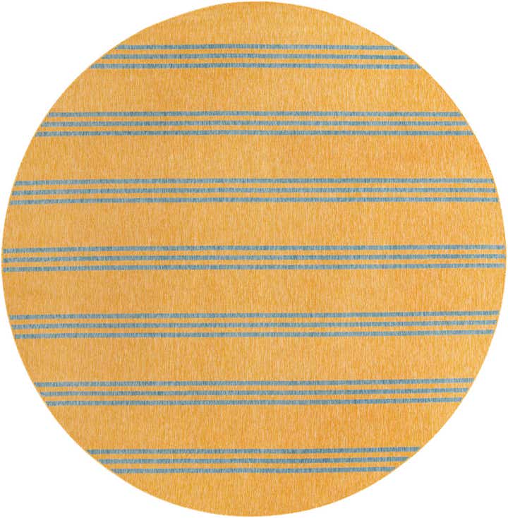 13' x 13' Easy-Clean Jill Zarin Anguilla Indoor / Outdoor Round Rug