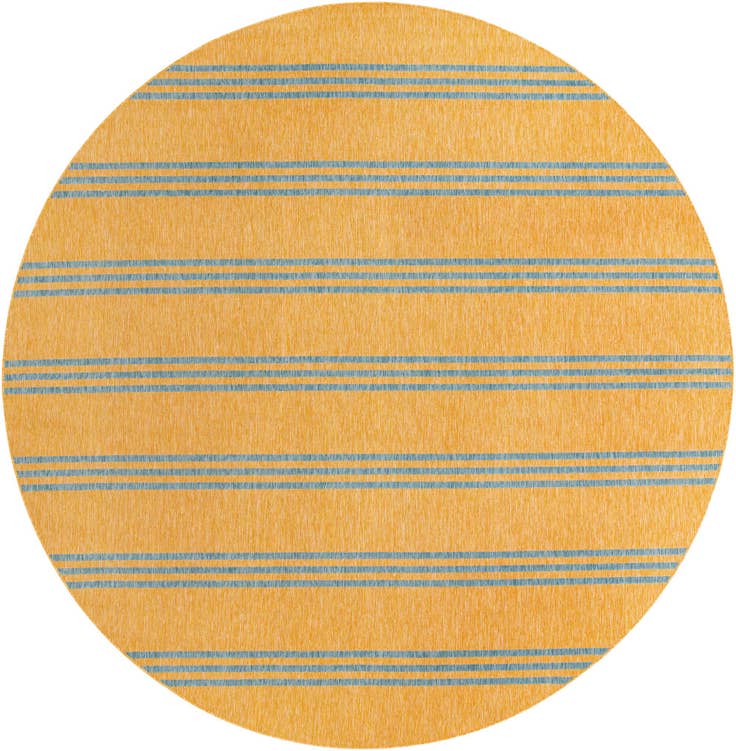 Detail image of 13' x 13' Easy-Clean Jill Zarin Anguilla Indoor / Outdoor Round Rug