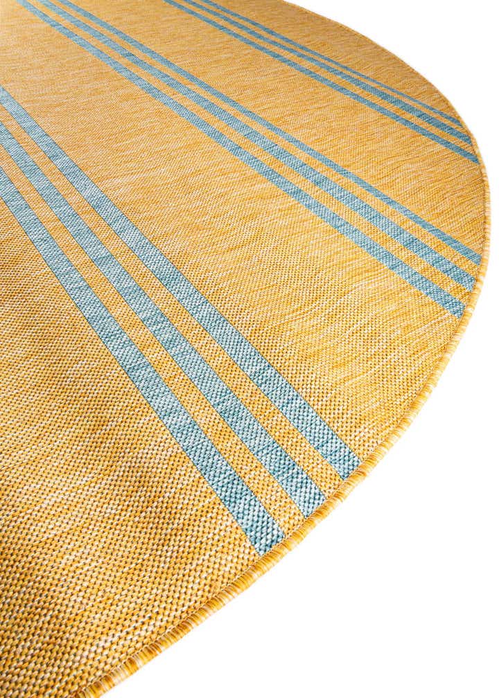 6' 7 x 6' 7 Easy-Clean Jill Zarin Anguilla Indoor / Outdoor Round Rug