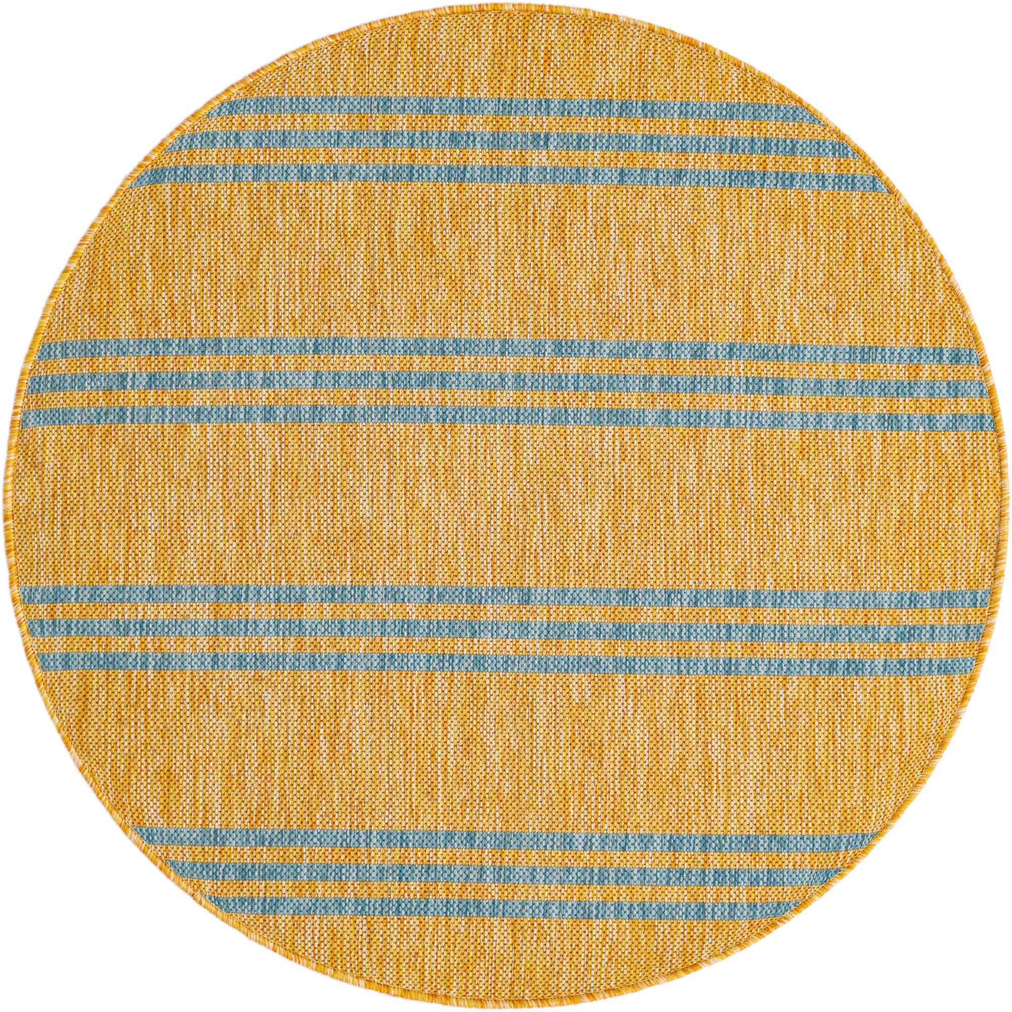 Rug Yellow and Aqua Swatch link
