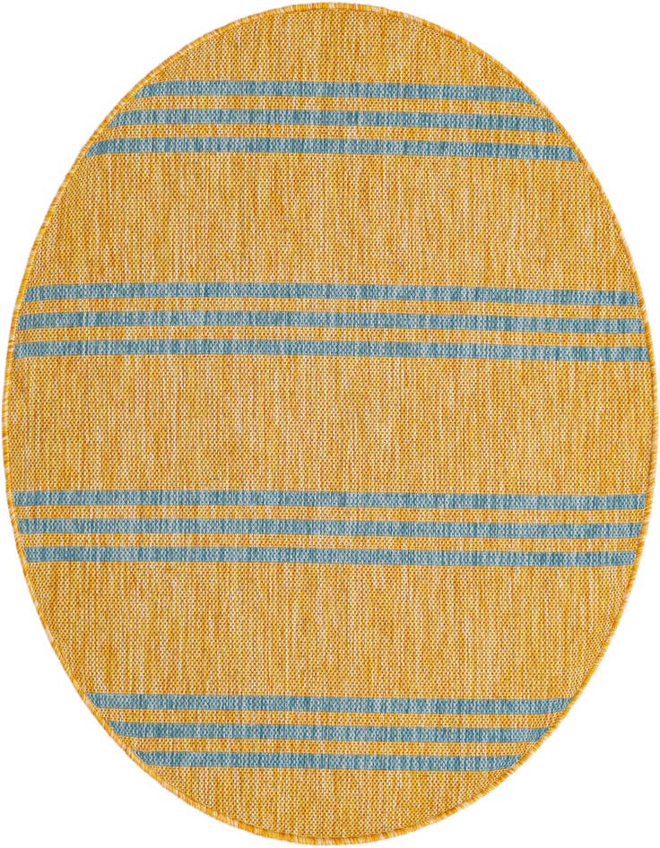 Detail image of 3' x 3' Easy-Clean Jill Zarin Anguilla Indoor / Outdoor Round Rug