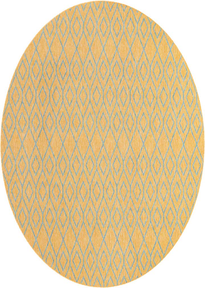 10' 8 x 10' 8 Easy-Clean Jill Zarin Turks and Caicos Indoor / Outdoor Round Rug