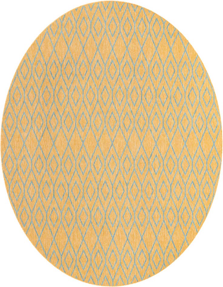 Detail image of 10' 8 x 10' 8 Easy-Clean Jill Zarin Turks and Caicos Indoor / Outdoor Round Rug