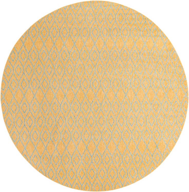 Detail image of 13' x 13' Easy-Clean Jill Zarin Turks and Caicos Indoor / Outdoor Round Rug
