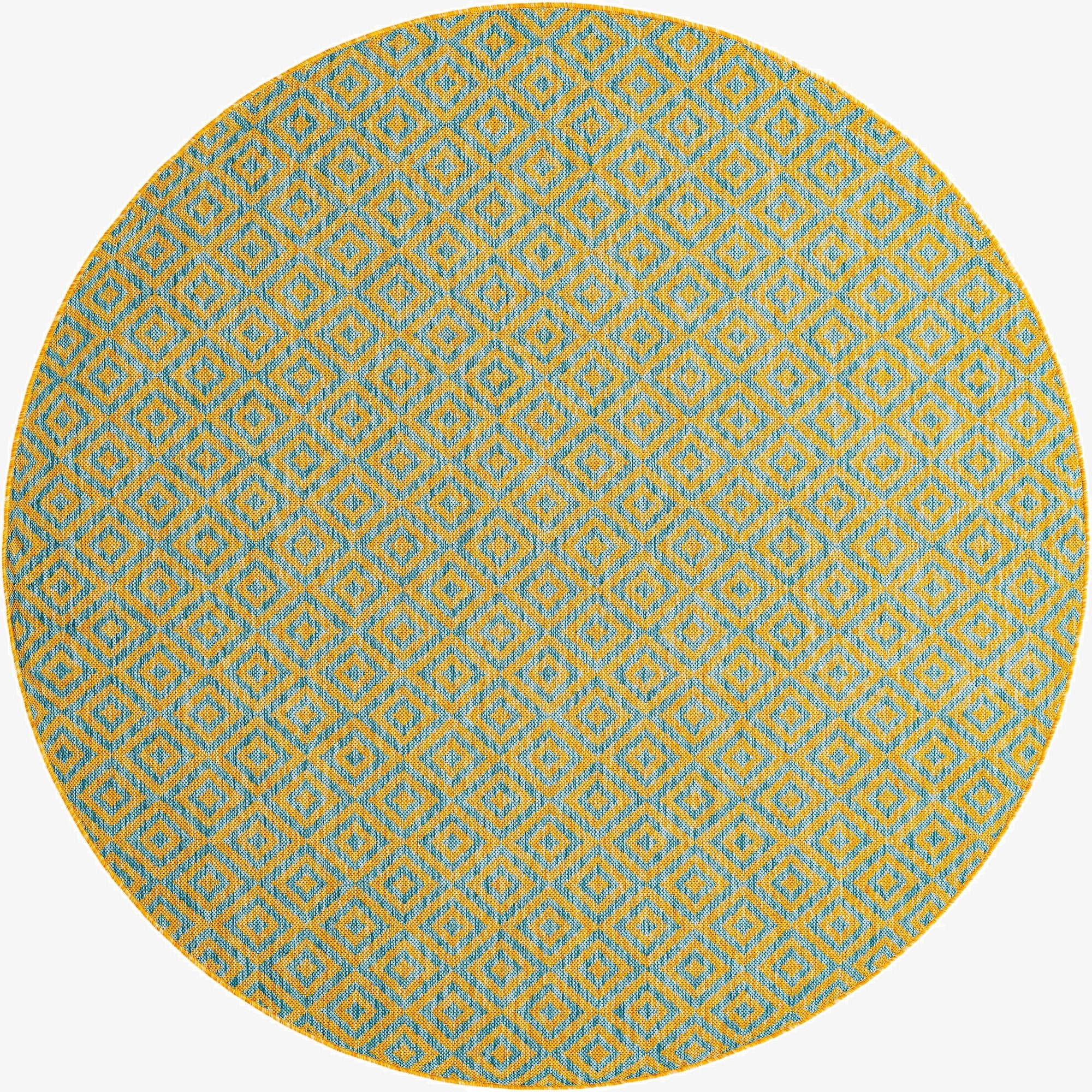 6' 7 x 6' 7  Washable Jill Zarin Costa Rica Indoor / Outdoor Round Rug