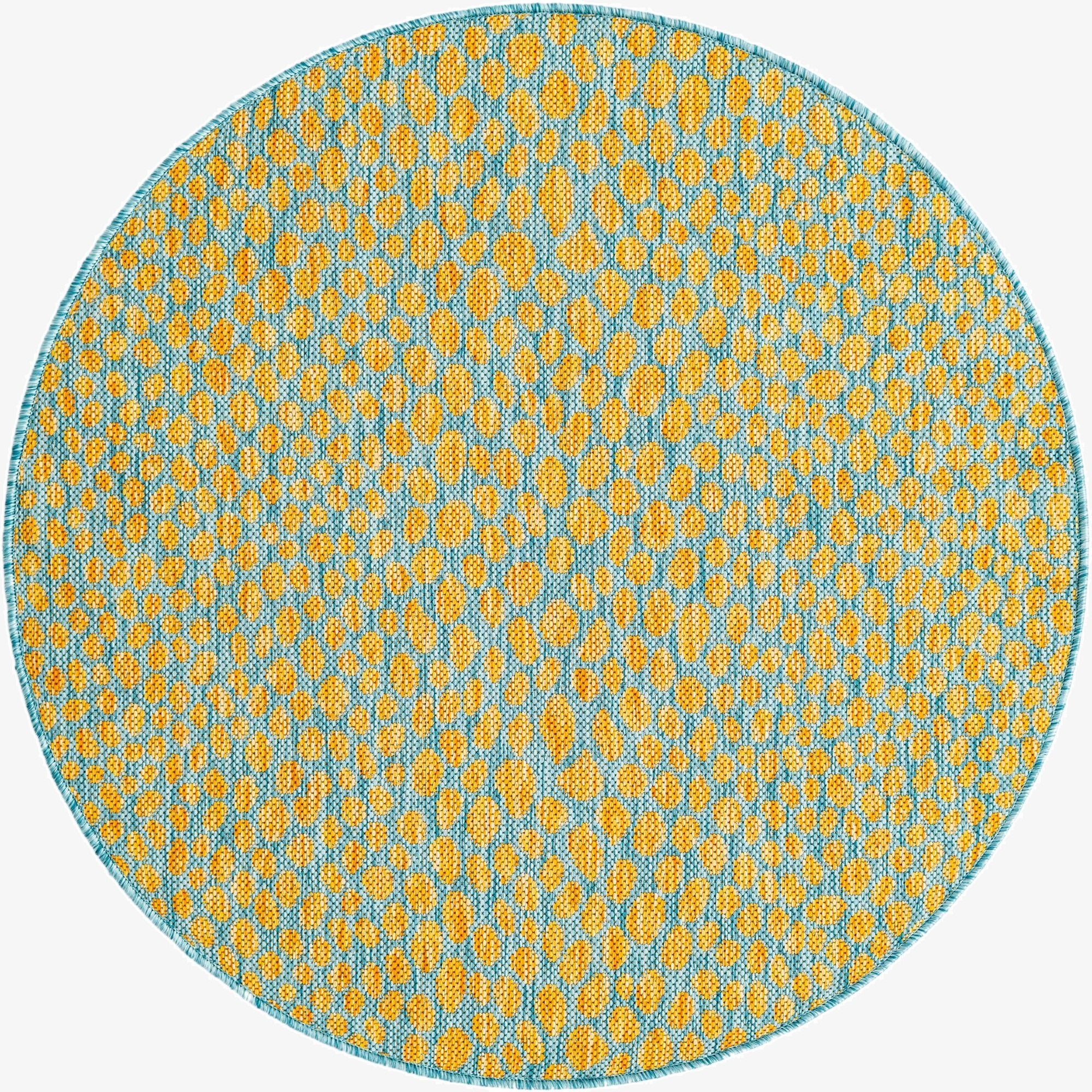 3' x 3'  Washable Jill Zarin Cape Town Indoor / Outdoor Round Rug