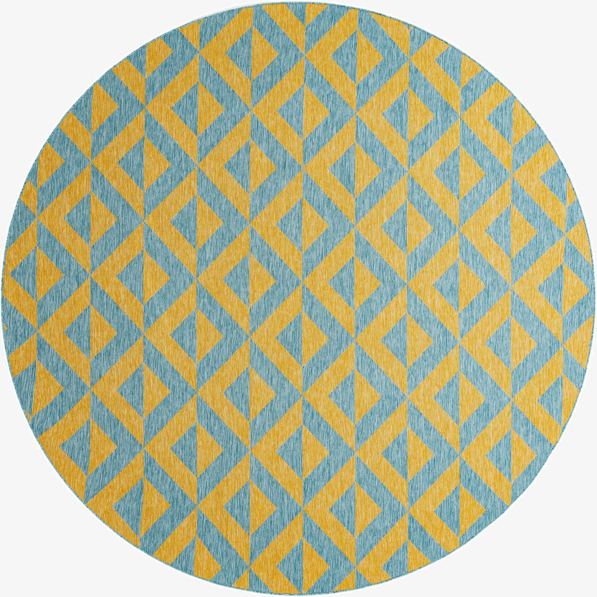 10' 8 x 10' 8  Washable Jill Zarin Napa Indoor / Outdoor Round Rug