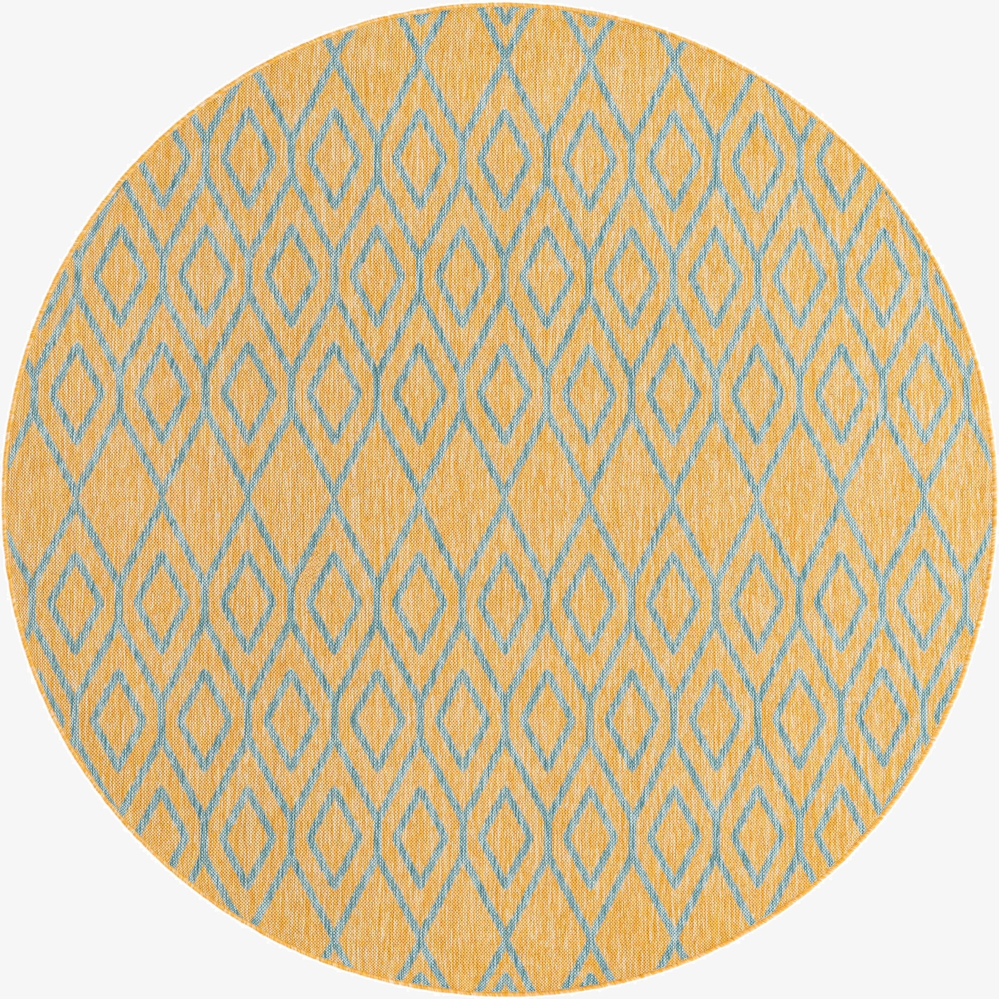 6' 7 x 6' 7  Washable Jill Zarin Turks and Caicos Indoor / Outdoor Round Rug