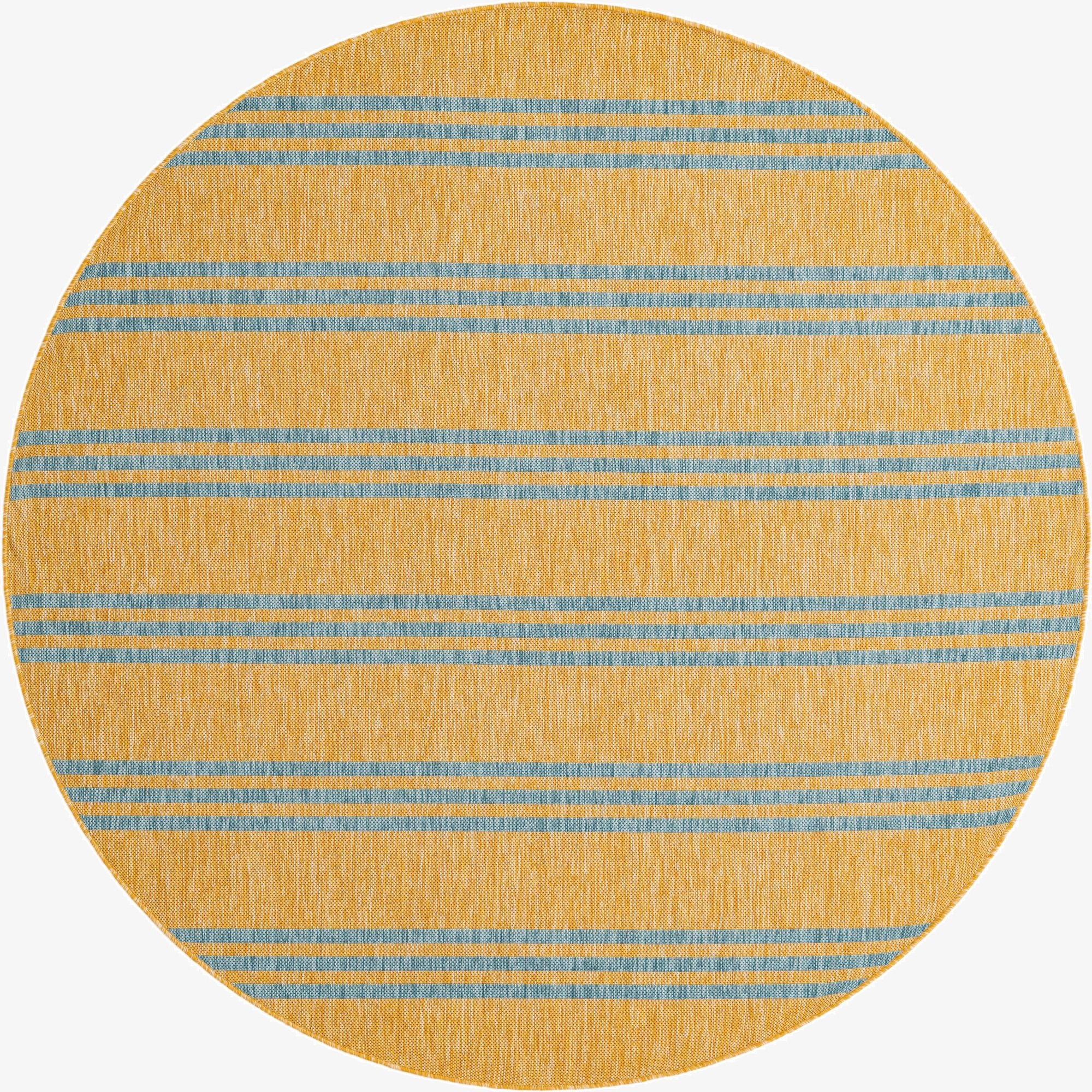 6' 7 x 6' 7  Washable Jill Zarin Anguilla Indoor / Outdoor Round Rug