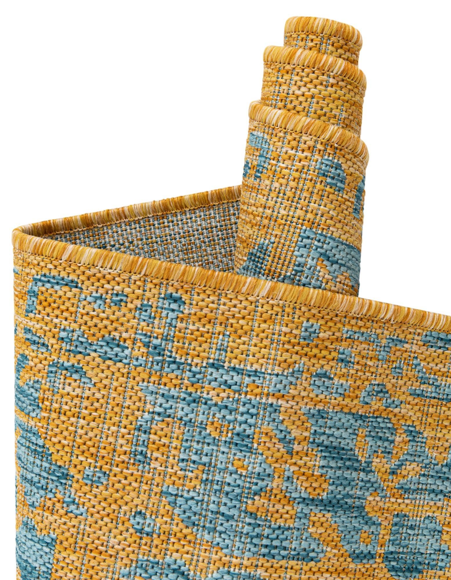 2' x 8' Easy-Clean Jill Zarin Dubai Indoor / Outdoor Runner Rug