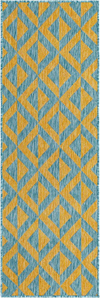 2' x 6' Easy-Clean Jill Zarin Napa Indoor / Outdoor Runner Rug