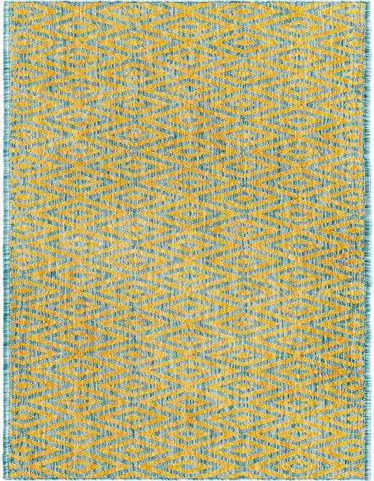 Detail image of 2' x 8' Easy-Clean Jill Zarin Costa Rica Indoor / Outdoor Runner Rug