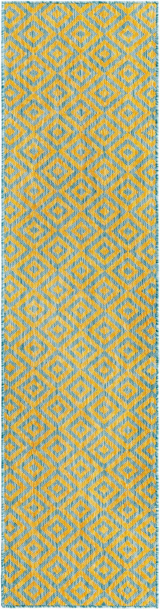 2' x 8' Easy-Clean Jill Zarin Costa Rica Indoor / Outdoor Runner Rug