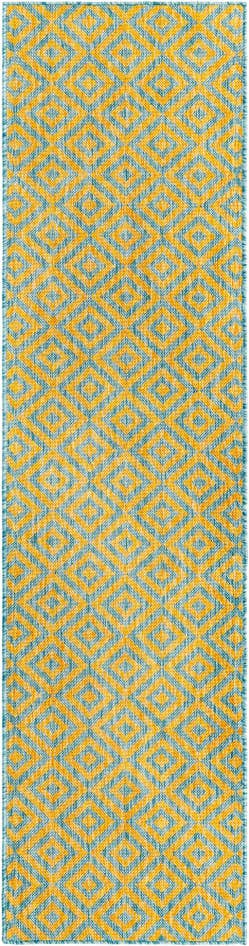 Detail image of 2' x 8' Easy-Clean Jill Zarin Costa Rica Indoor / Outdoor Runner Rug