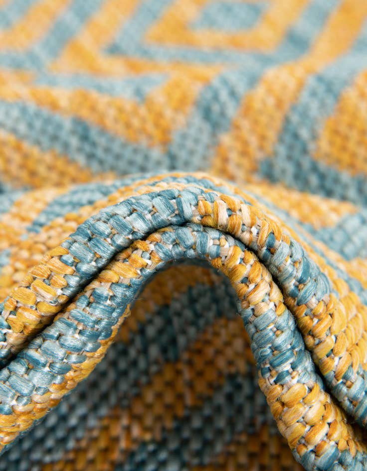 Detail image of 2' x 8' Easy-Clean Jill Zarin Costa Rica Indoor / Outdoor Runner Rug