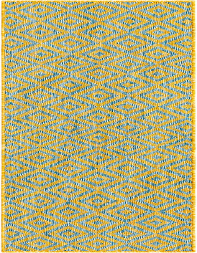 Detail image of 2' x 6' Easy-Clean Jill Zarin Costa Rica Indoor / Outdoor Runner Rug