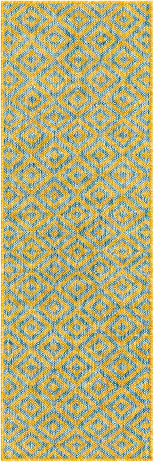 Detail image of 2' x 6' Easy-Clean Jill Zarin Costa Rica Indoor / Outdoor Runner Rug