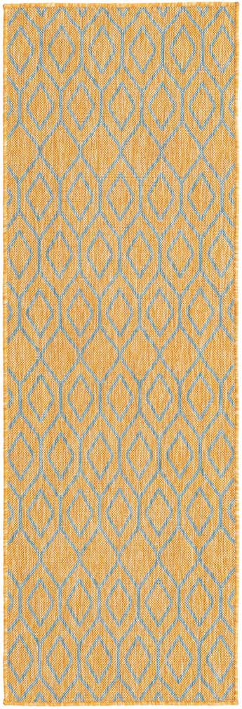 2' x 8' Easy-Clean Jill Zarin Turks and Caicos Indoor / Outdoor Runner Rug