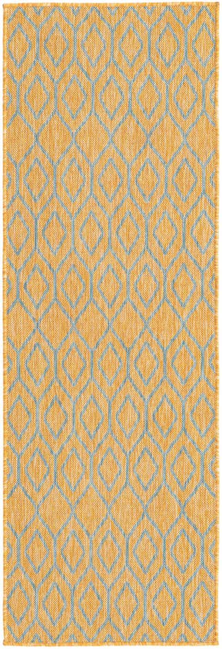 Detail image of 2' x 8' Easy-Clean Jill Zarin Turks and Caicos Indoor / Outdoor Runner Rug