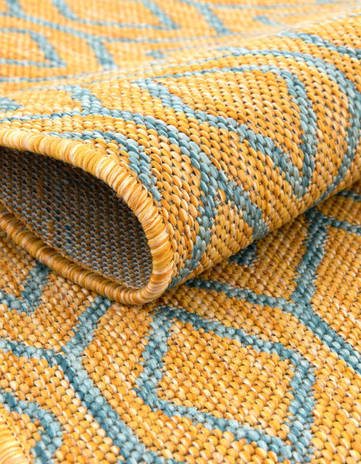 Detail image of 2' x 6' Easy-Clean Jill Zarin Turks and Caicos Indoor / Outdoor Runner Rug