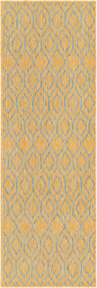 Detail image of 2' x 6' Easy-Clean Jill Zarin Turks and Caicos Indoor / Outdoor Runner Rug