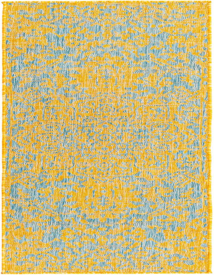 2' x 6' Easy-Clean Jill Zarin Dubai Indoor / Outdoor Runner Rug