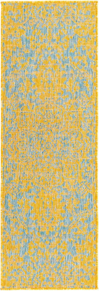 2' x 6' Easy-Clean Jill Zarin Dubai Indoor / Outdoor Runner Rug