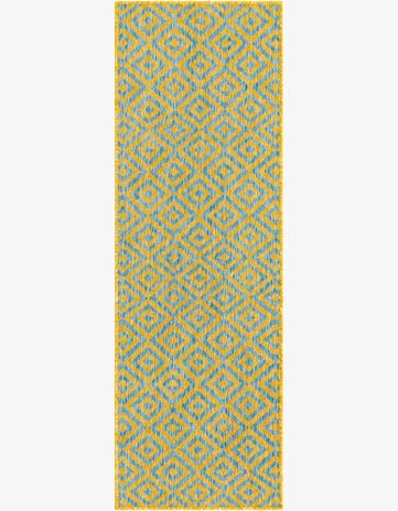 2' x 6' Easy-Clean Jill Zarin Costa Rica Indoor / Outdoor Runner Rug