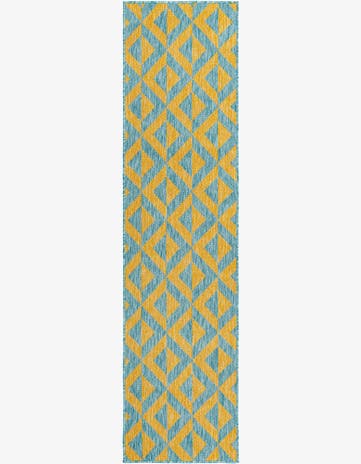 2' x 8' Easy-Clean Jill Zarin Napa Indoor / Outdoor Runner Rug