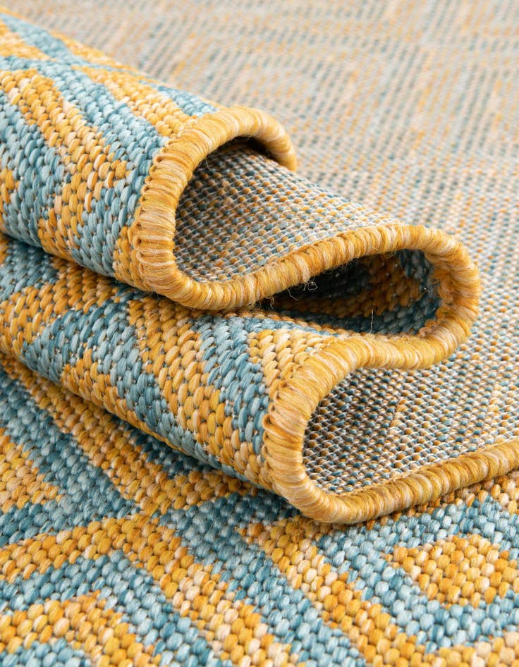 Detail image of 13' x 13' Easy-Clean Jill Zarin Costa Rica Indoor / Outdoor Square Rug