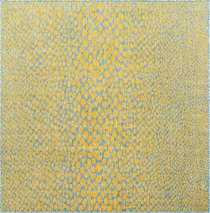 7' 10 x 7' 10 Easy-Clean Jill Zarin Cape Town Indoor / Outdoor Square Rug