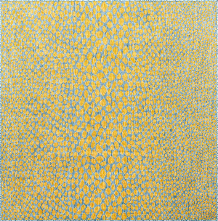 Detail image of 7' 10 x 7' 10 Easy-Clean Jill Zarin Cape Town Indoor / Outdoor Square Rug