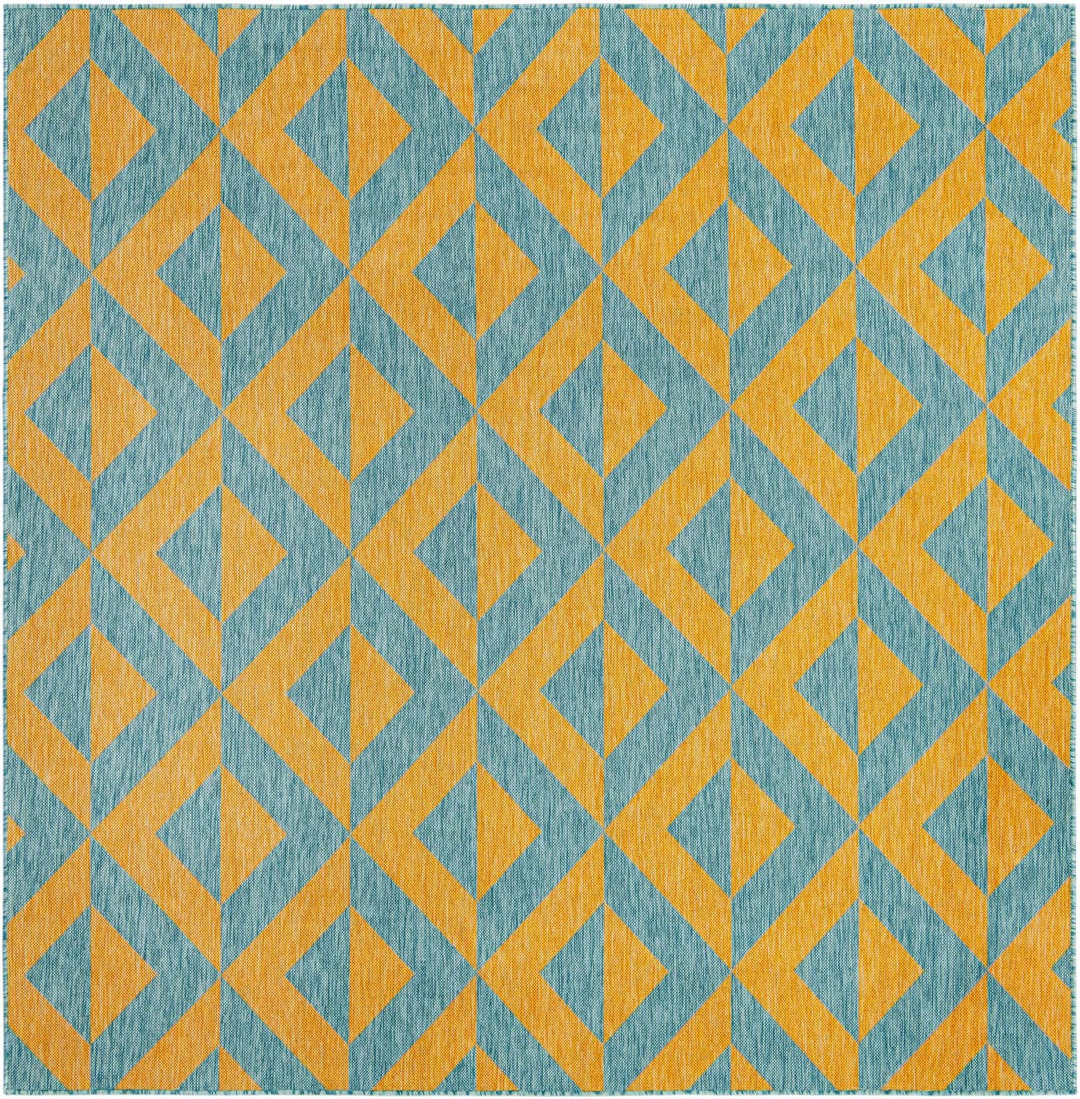 7' 10 x 7' 10 Easy-Clean Jill Zarin Napa Indoor / Outdoor Square Rug