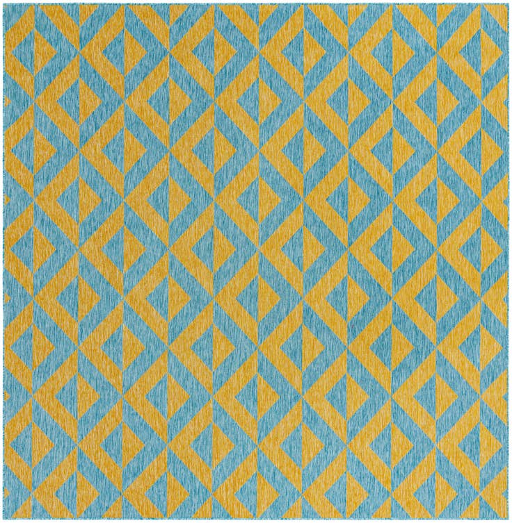 Detail image of 10' 8 x 10' 8 Easy-Clean Jill Zarin Napa Indoor / Outdoor Square Rug